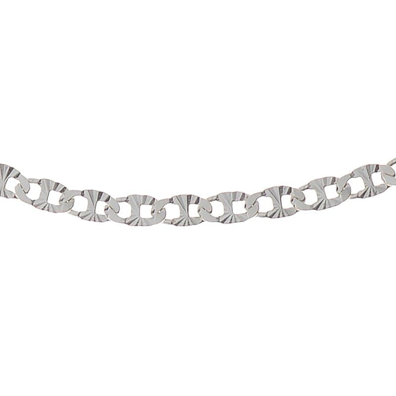 Sterling Silver Sun Anklet 10"