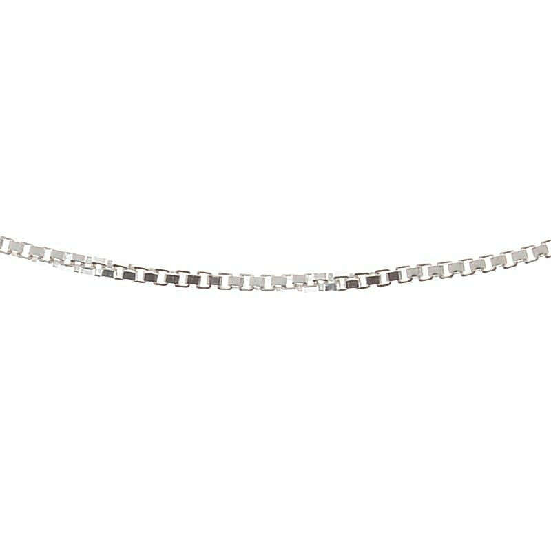 Sterling Silver Box Chain Anklet 9" - COLO