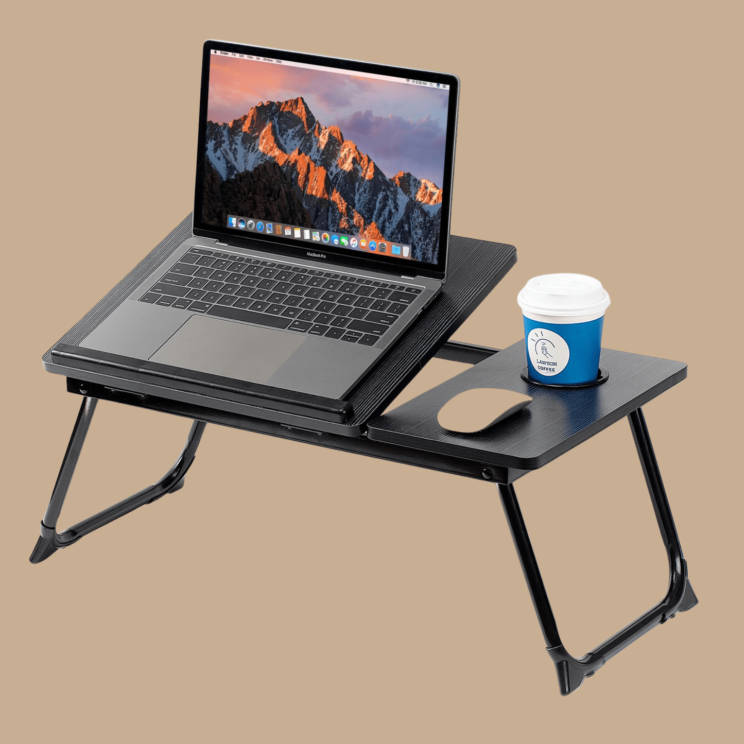 Peakform Adjustable Laptop Table - Black - COLO