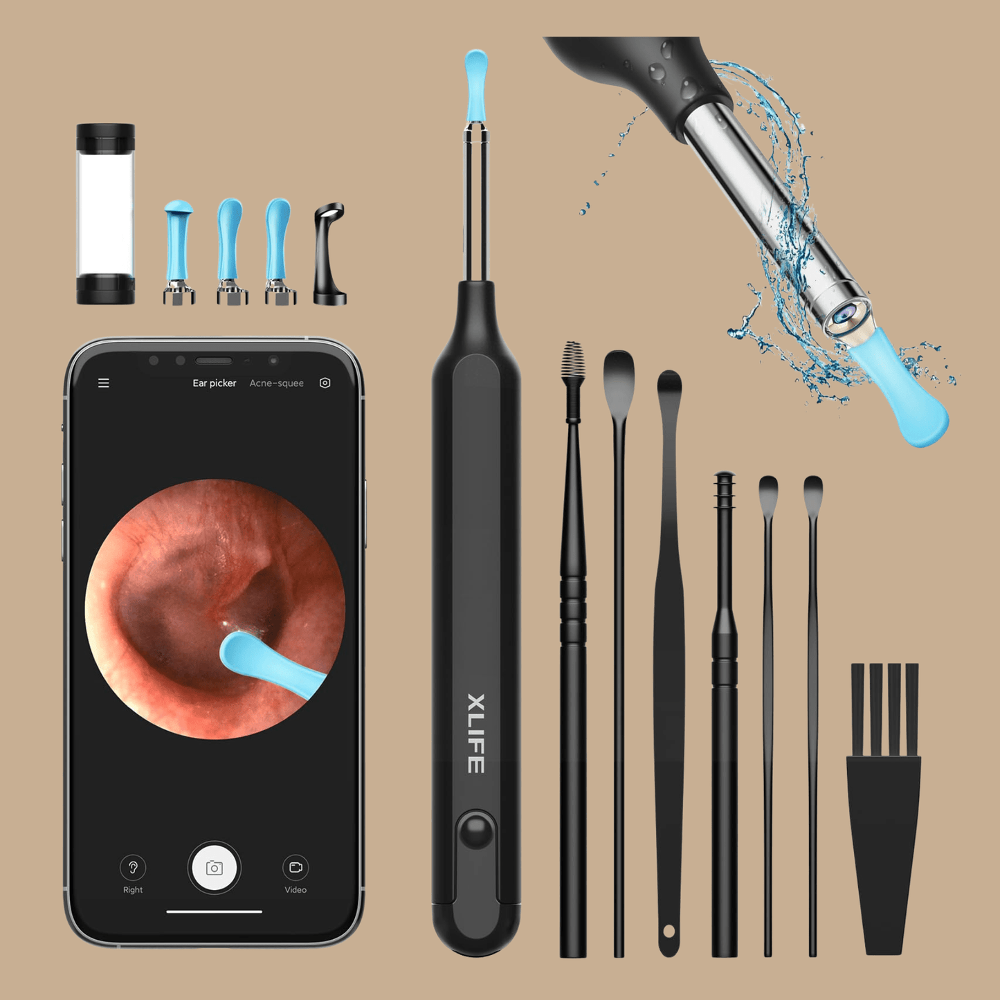 Ear Wax Removal Cleaner with Camera and Light - COLO