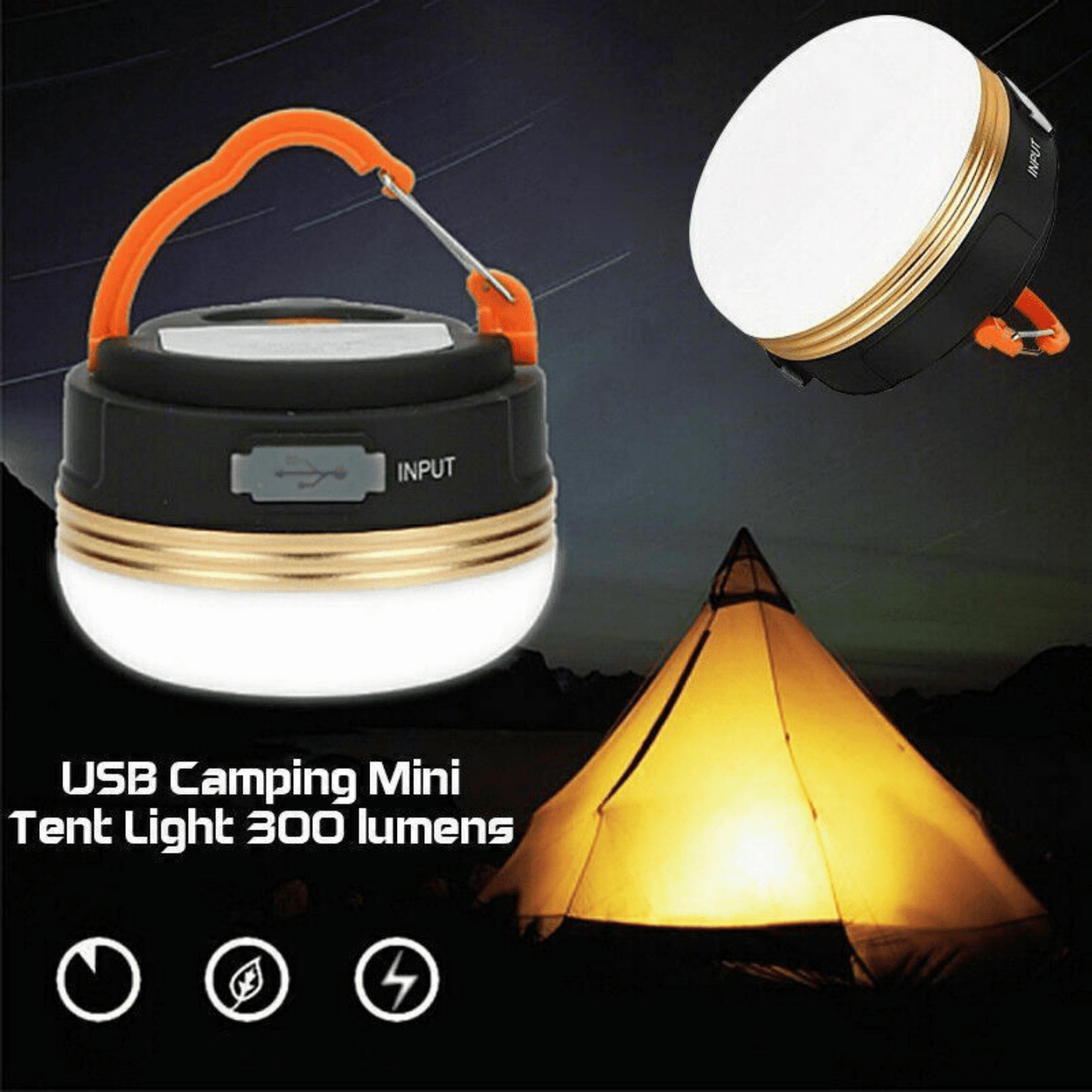 3-Mode Portable LED Camping Lantern - COLO