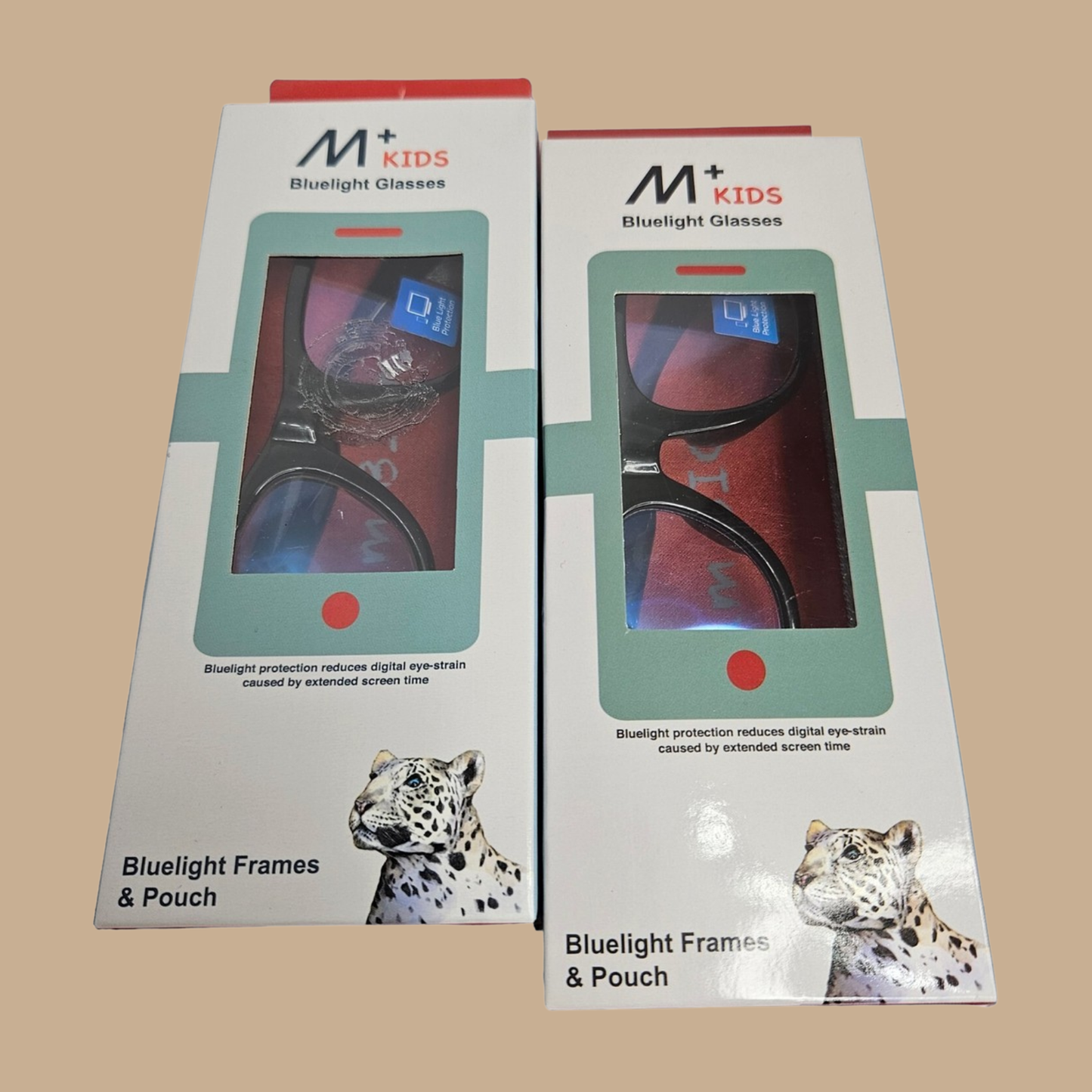 M+ Kids Blue Light Glasses Jay Black UV Protection