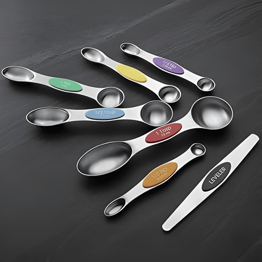 Modern Design Magnetic Measuring Spoons Set of 5 - COLO
