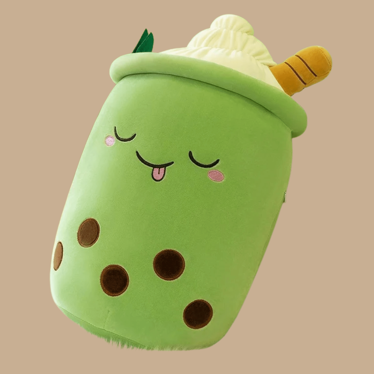 Boba Plush Matcha Green Tea Stuffed Toy – 10" - COLO
