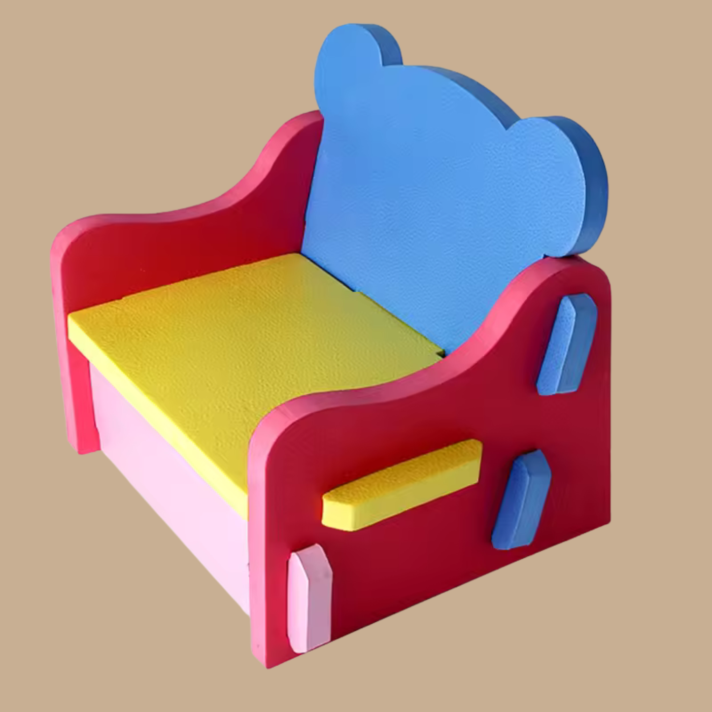 Toddler Chair Set 3D EVA Foam Educational Toy