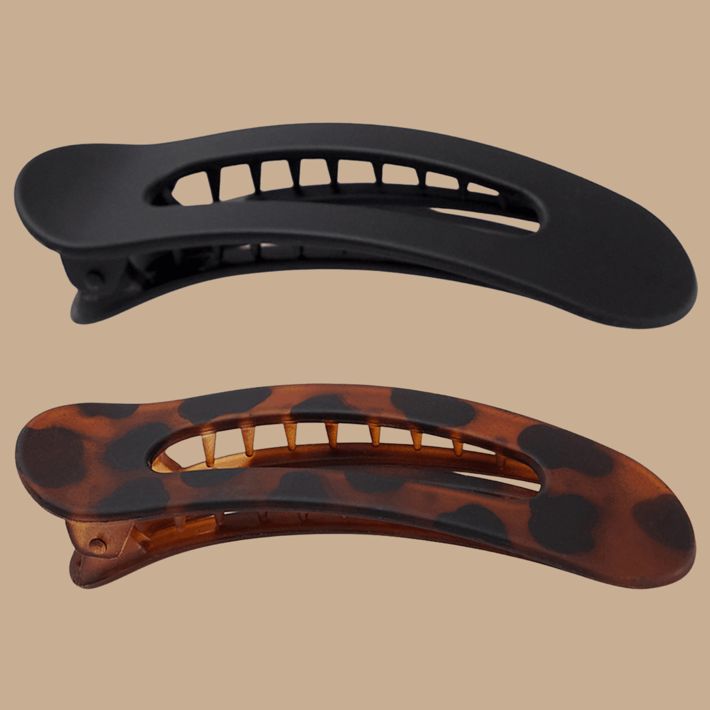 2 Pcs Flat Lay Hair Clips - COLO