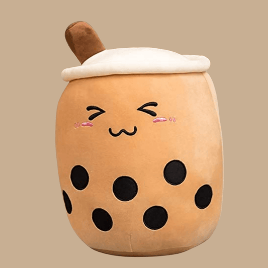Boba Plush Bubble Tea Cup Pillow – 9.4" - COLO