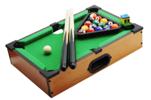 Mini Table Top Pool Table and Accessories 20 x 12 x 3.5 Inches Games - COLO