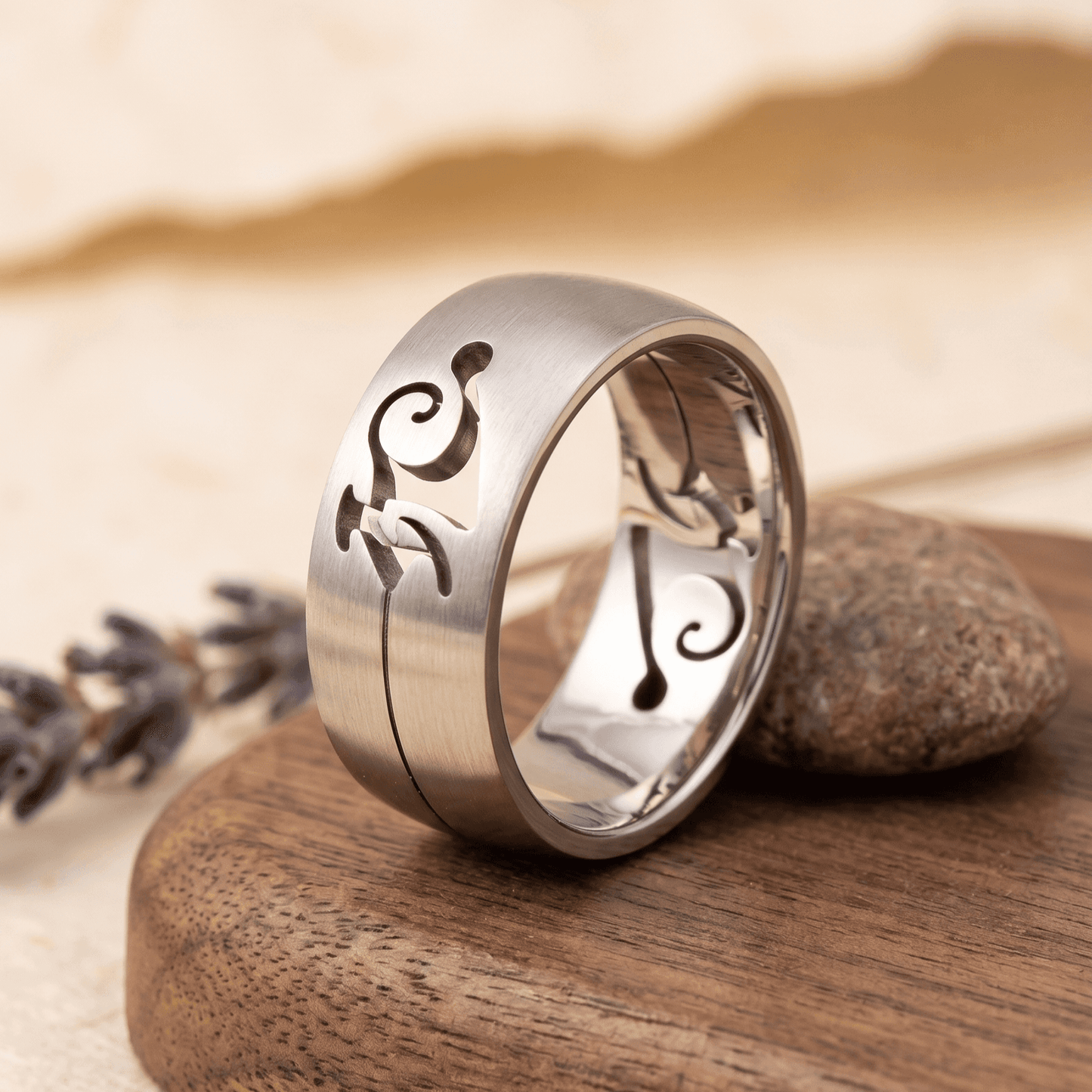 Stainless Steel TRIBAL BAND Ring