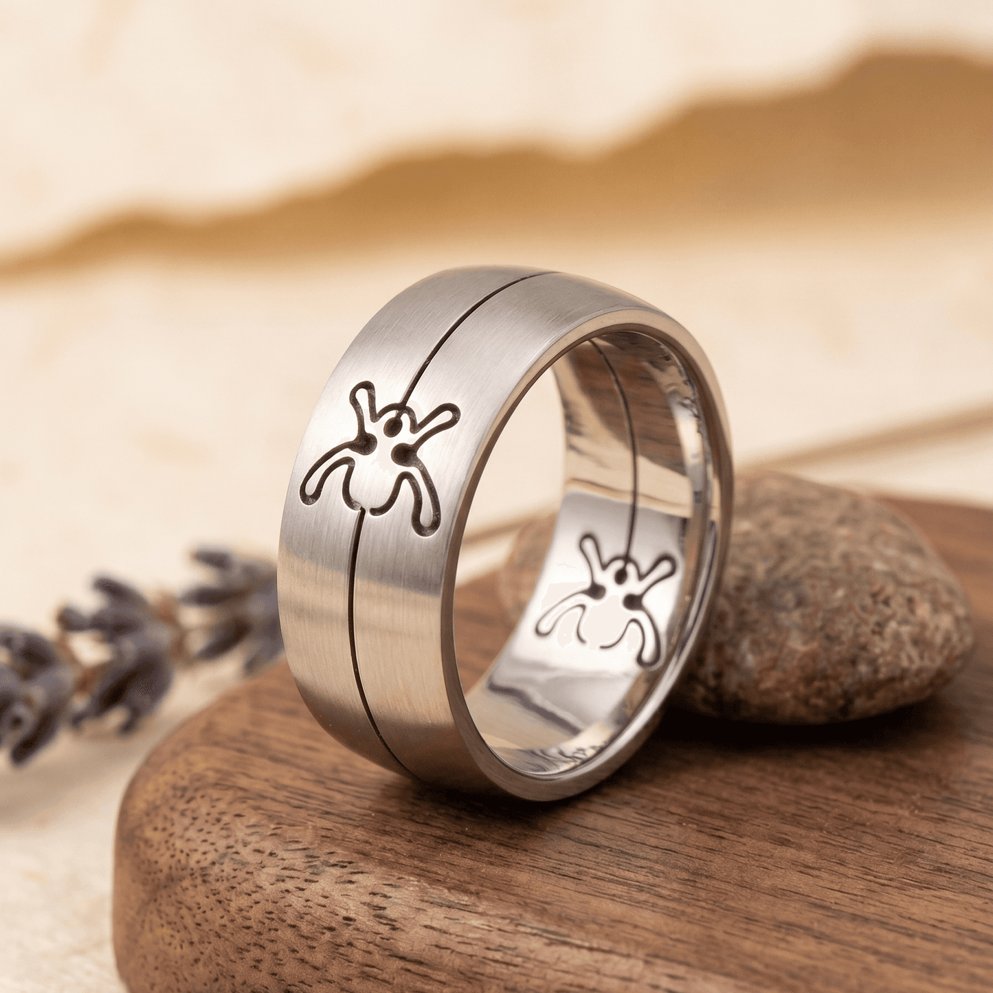 Stainless Steel TRIBAL BAND Ring