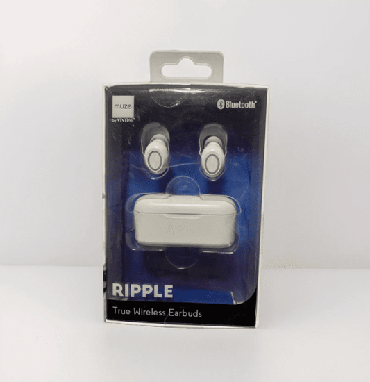 New Ripple True Wireless Bluetooth Earbuds Brand New in Package : White - COLO