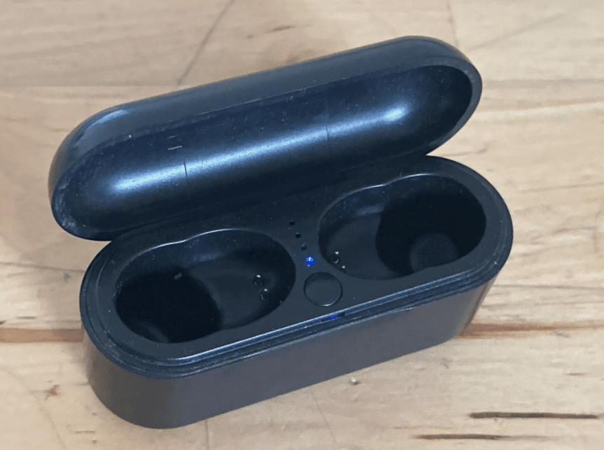 Muze by Vivitar RIPPLE Wireless Bluetooth Charging Case ONLY - Black TWE2-BLK - COLO