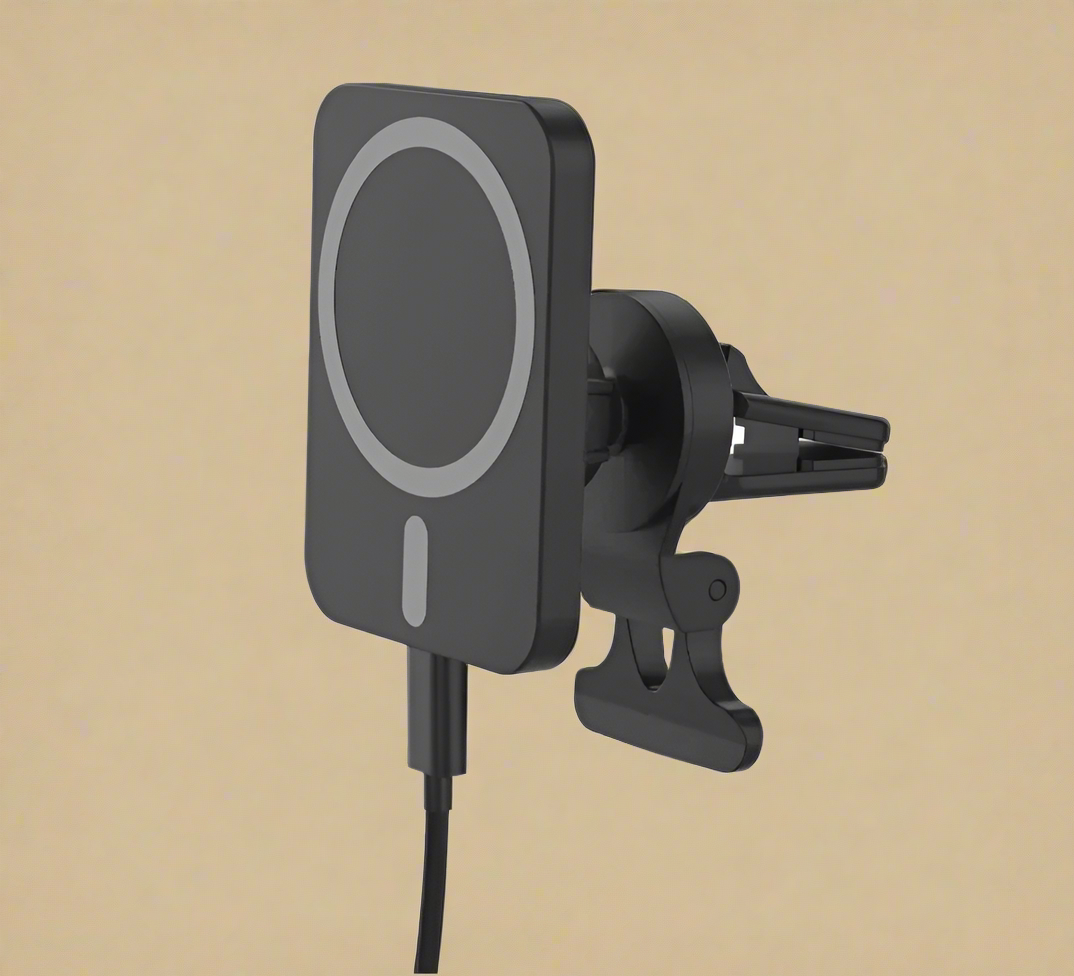 Just Wireless Magnetic Wireless Charger Car Mount 7.5W-15W - Black