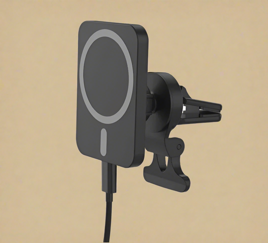 Just Wireless Magnetic Wireless Charger Car Mount 7.5W-15W - Black