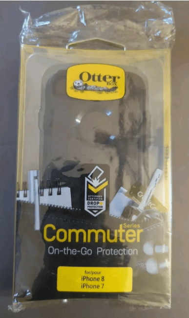 OtterBox Commuter Series Case for iPhone 7 & 8 Black Model #77-53897 On The Go - COLO