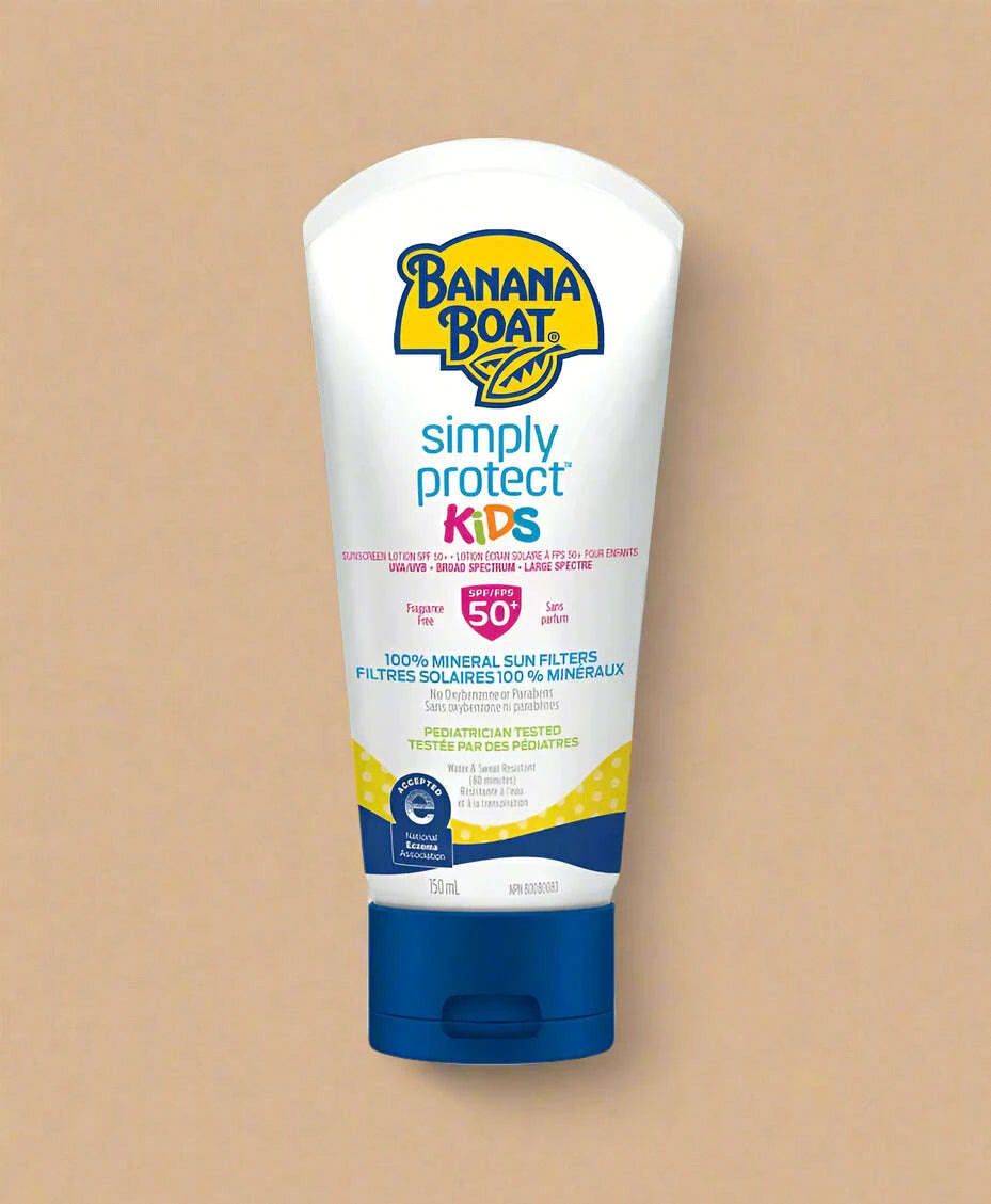 Banana Boat Simply Protect Mineral-Based Sunscreen Lotion SPF 50 - COLO