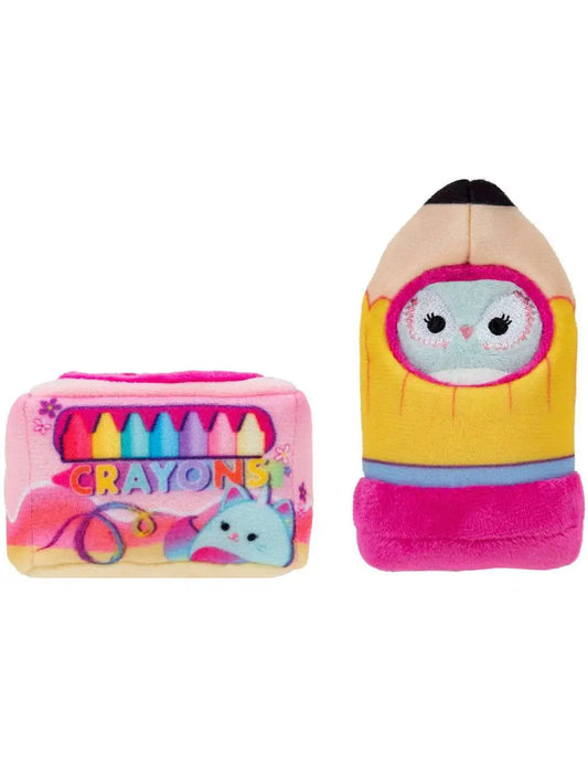 Squishmallows Squishville! Star Student 2-Inch Mini Plush Set