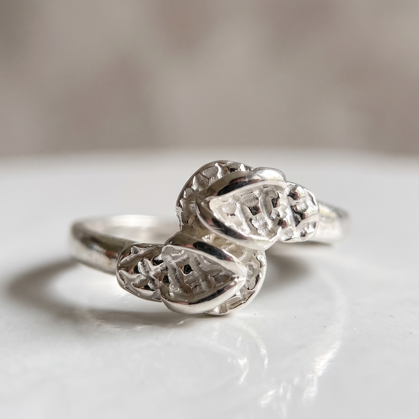 SILVER SANDALES Toe/Midi Ring