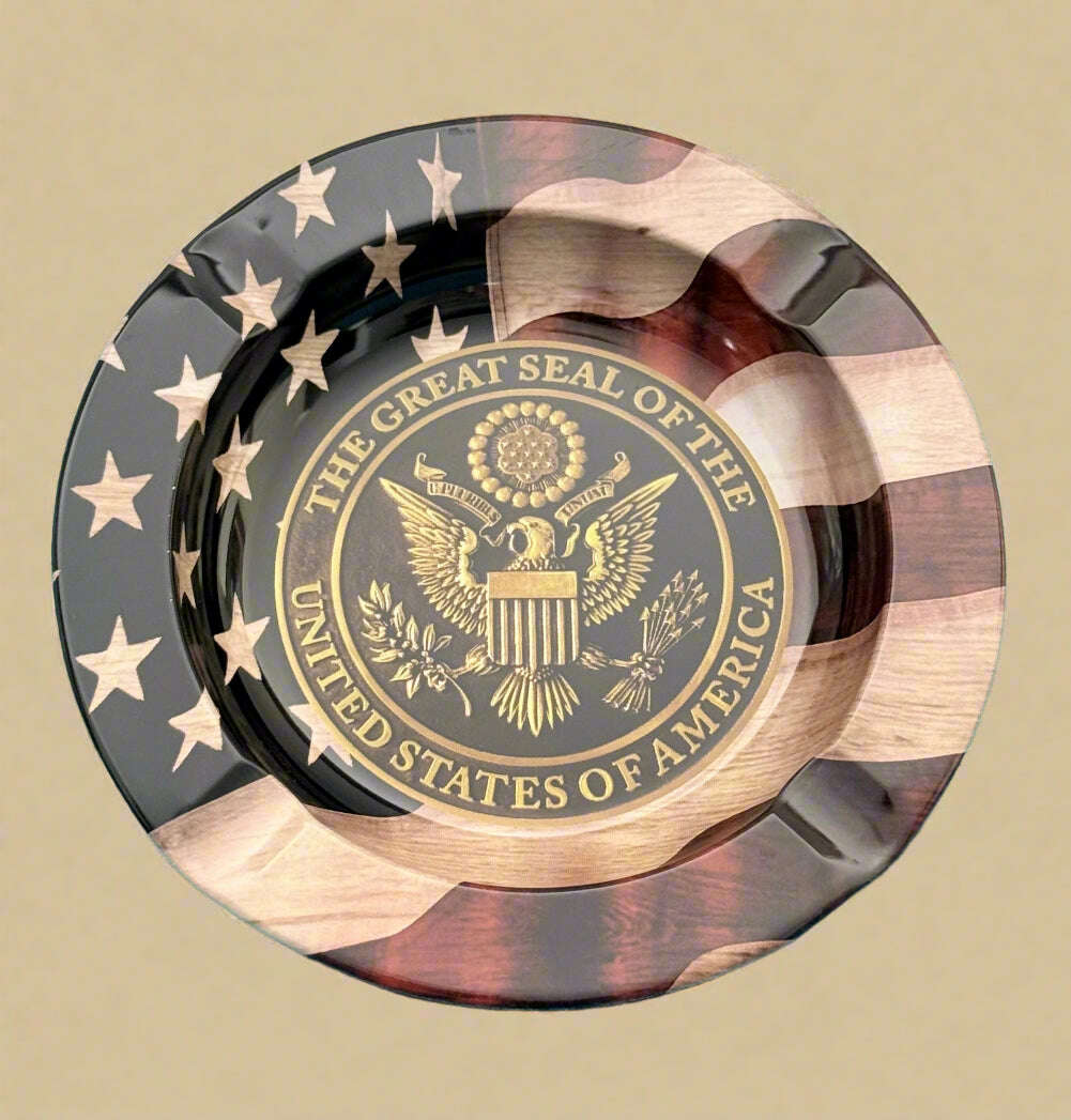 USA Flag Ashtray - COLO