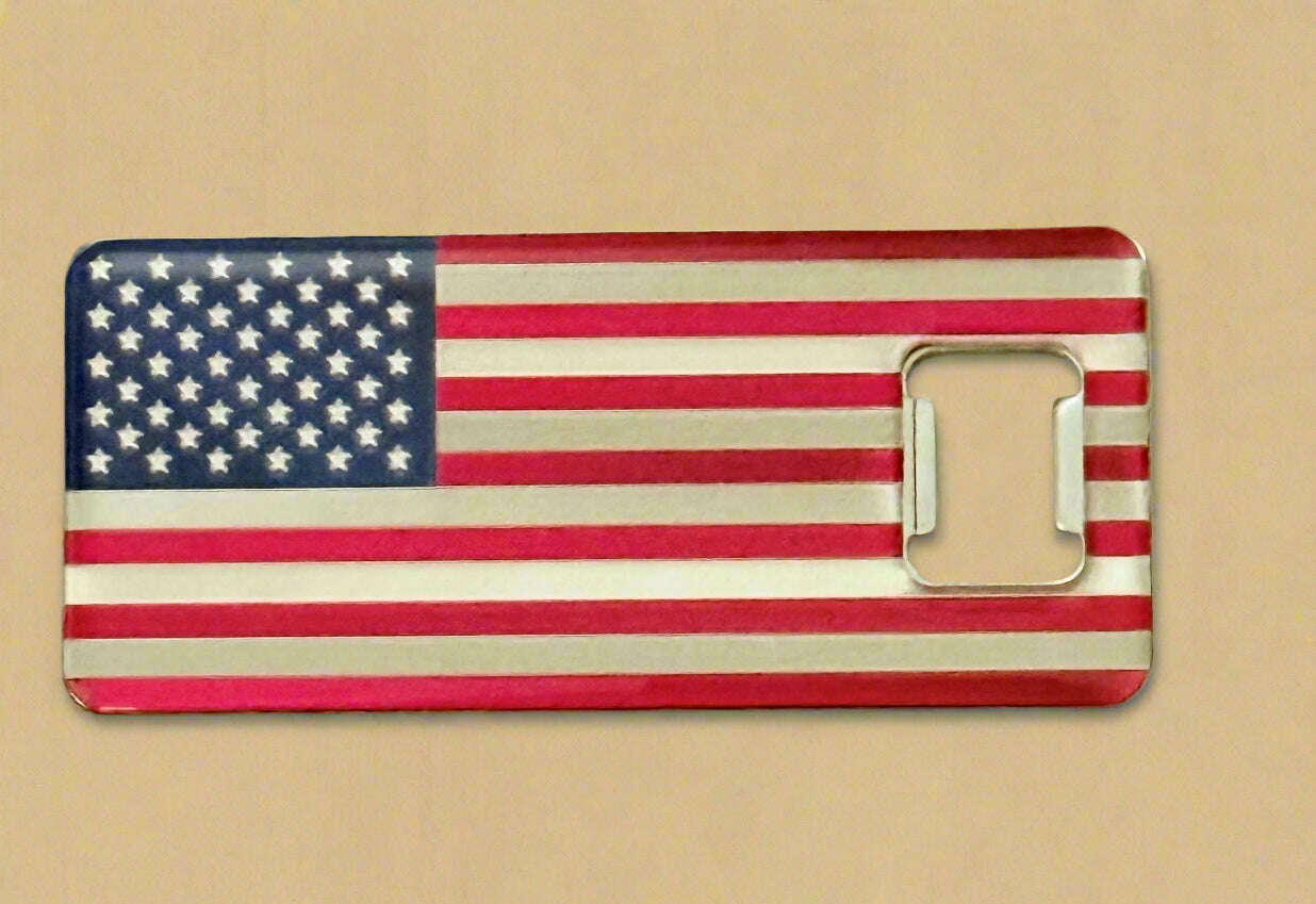 USA Flag Bottle Can Opener - COLO