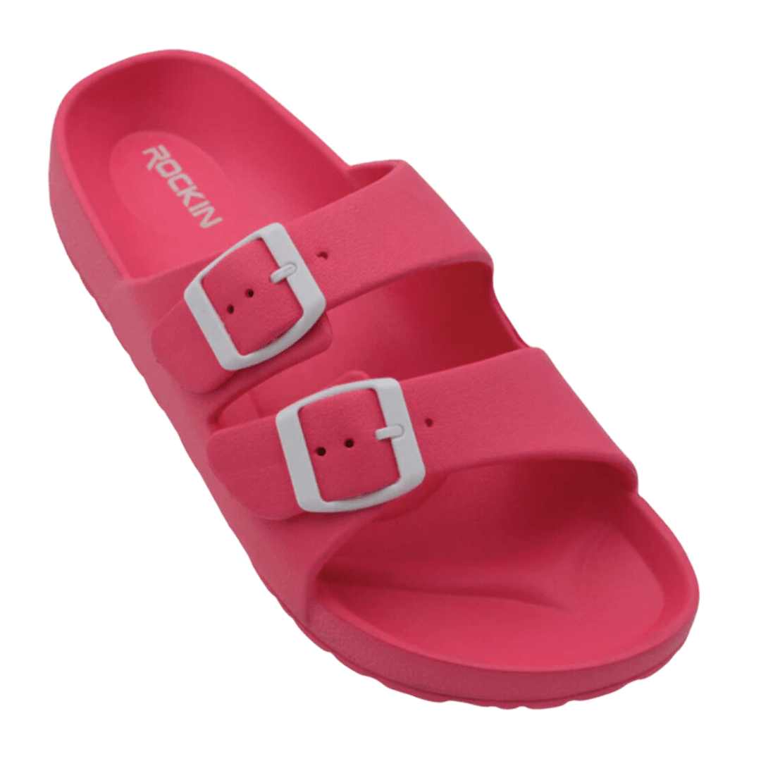 Huntington Buckle Sandals - Coral - COLO