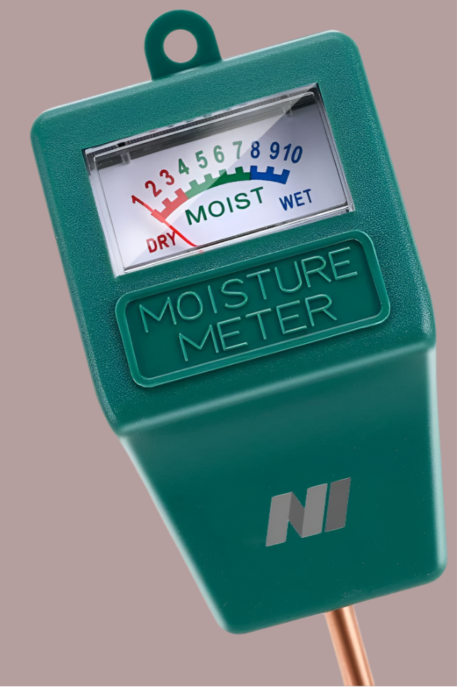 Moisture Meter – Plant Soil pH Meter & Hygrometer Sensor for Indoor/Outdoor Use (No Battery Needed)