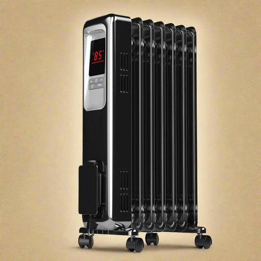 PELONIS PIONEERS IN HOME COMFORT INNOVATION DIGITAL OIL-FILLED RADIANT HEATER 1500 WATT