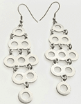 Open Circles Disk with Fish Hook Earring - COLO