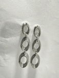 Wide Oval Dangling Post Earring - COLO
