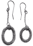 JEWELRY FASHION Mesh Oval Fish Hook - COLO