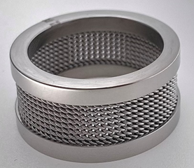FASHION Band with Mesh Inlay Ring