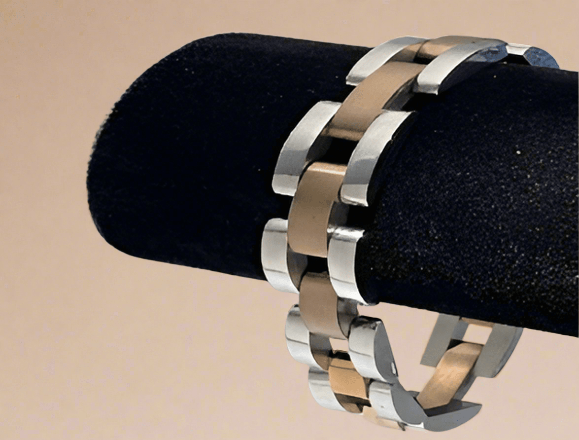 Fashion Coffee Plated Bracelet 8.5" - COLO