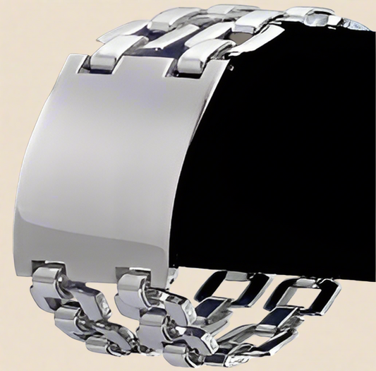 Fashion ID PlatedCable Link Bracelet 8.5"