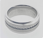 FASHION Band with Wire Center Ring