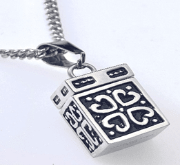 FASHION Prayer Boxwith Link Chain 24" - COLO