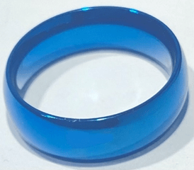FASHION Blue Plated Band Ring - COLO