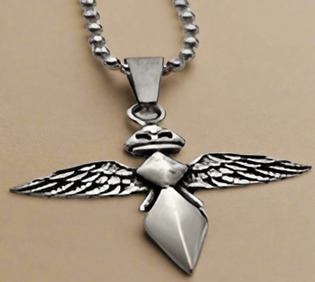 FASHION Angel Wing Pendant 24" Ball Chain - COLO