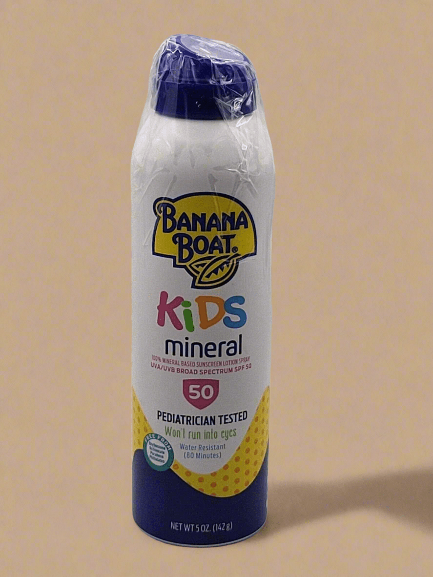 Banana Boat Kids Mineral-Based Sunscreen Lotion Spray SPF 50 - COLO