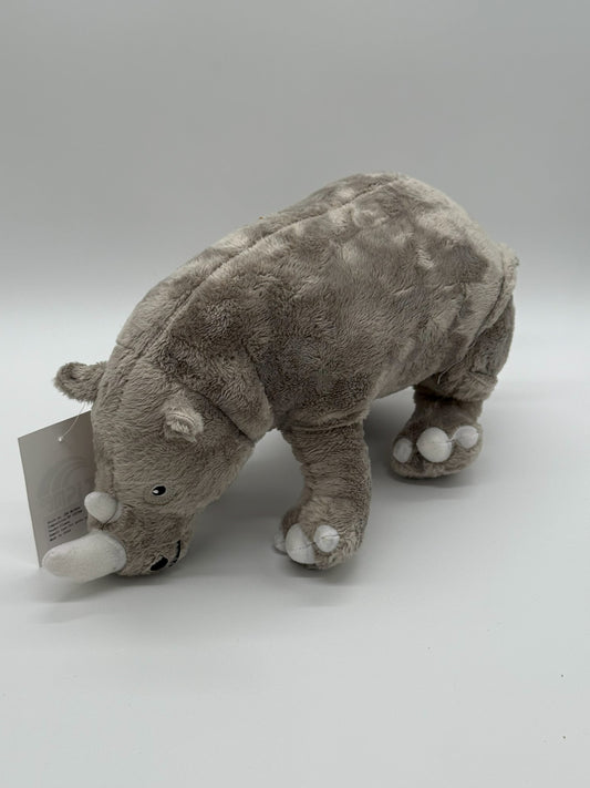 Soft Plush Rhinoceros Stuffed Animal Toy – Medium Size (10" to 14")