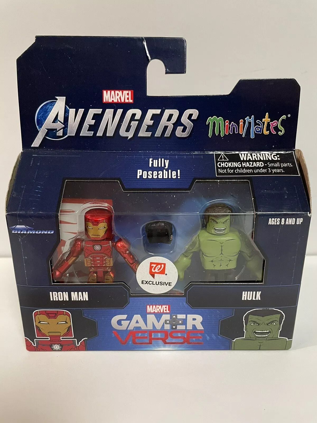 Iron Man & Hulk - Marvel Minimates Gamer Verse - Walgreens Exclusive Avengers
