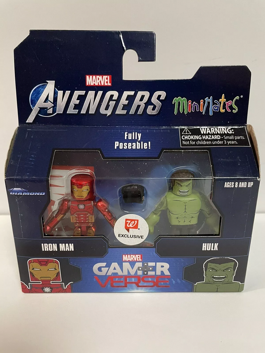 Iron Man & Hulk - Marvel Minimates Gamer Verse - Walgreens Exclusive Avengers