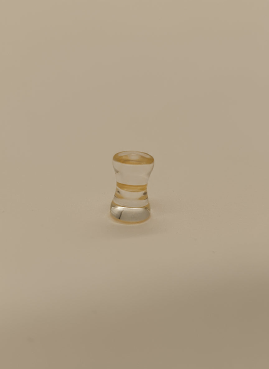 Opal Clear Double Flared Ear Plug Stretching Kit – 3 pcs Set