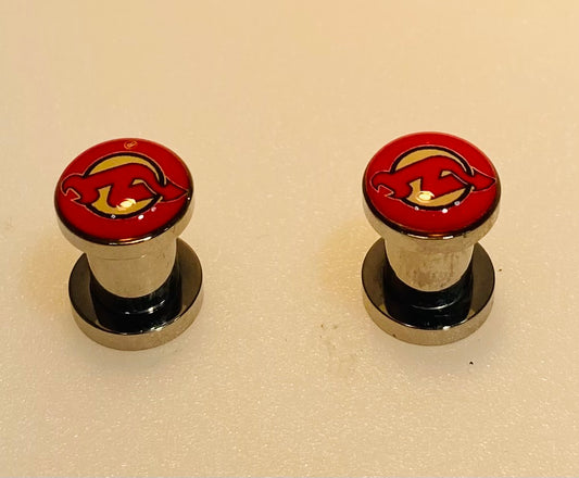 New Jersey Devils Ear Plug 2G Stainless Steel