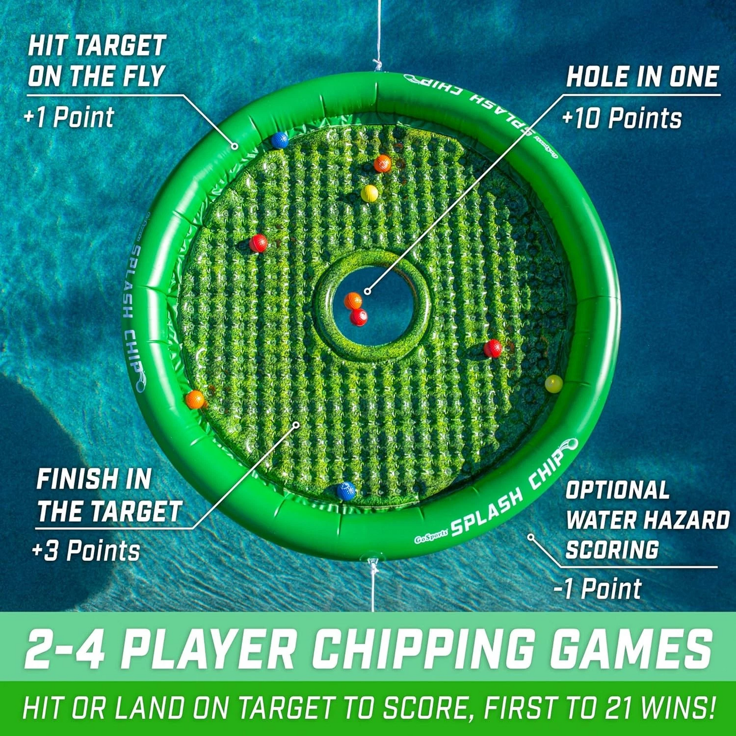 GO SPORTS SPLASH CHIP FLOATING GOLF GAME
