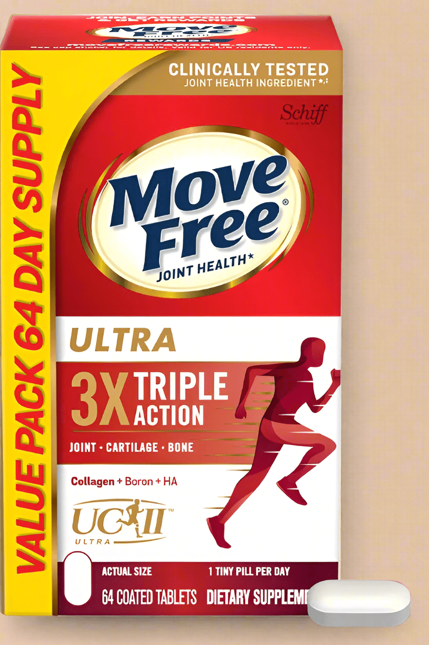 Move Free® Ultra Triple Action – Joint, Cartilage & Bone Support (64 Tablets) - COLO