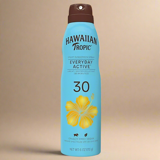 Hawaiian Tropic Island Tanning Oil Spray Sunscreen SPF 6 – 8 oz