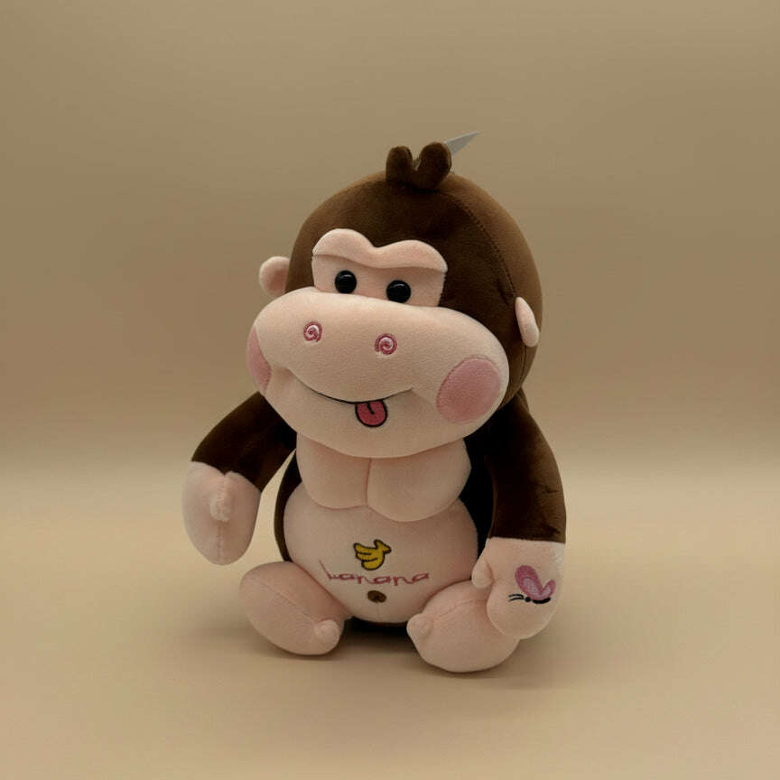 Soft Plush King Kong Stuffed Animal Toy – Medium Size (10" to 14") - COLO