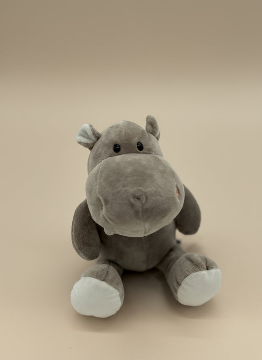 Hippo Plush Keychain Toy – Cute Mini Stuffed Animal Gift