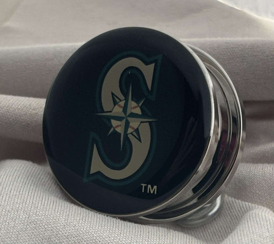 MLB Seattle Mariners Logo Ear Plug Gauges - COLO