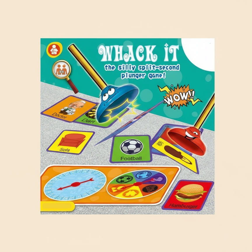 Whack It! Plumber Card Game – Fast Reaction Family Game - COLO